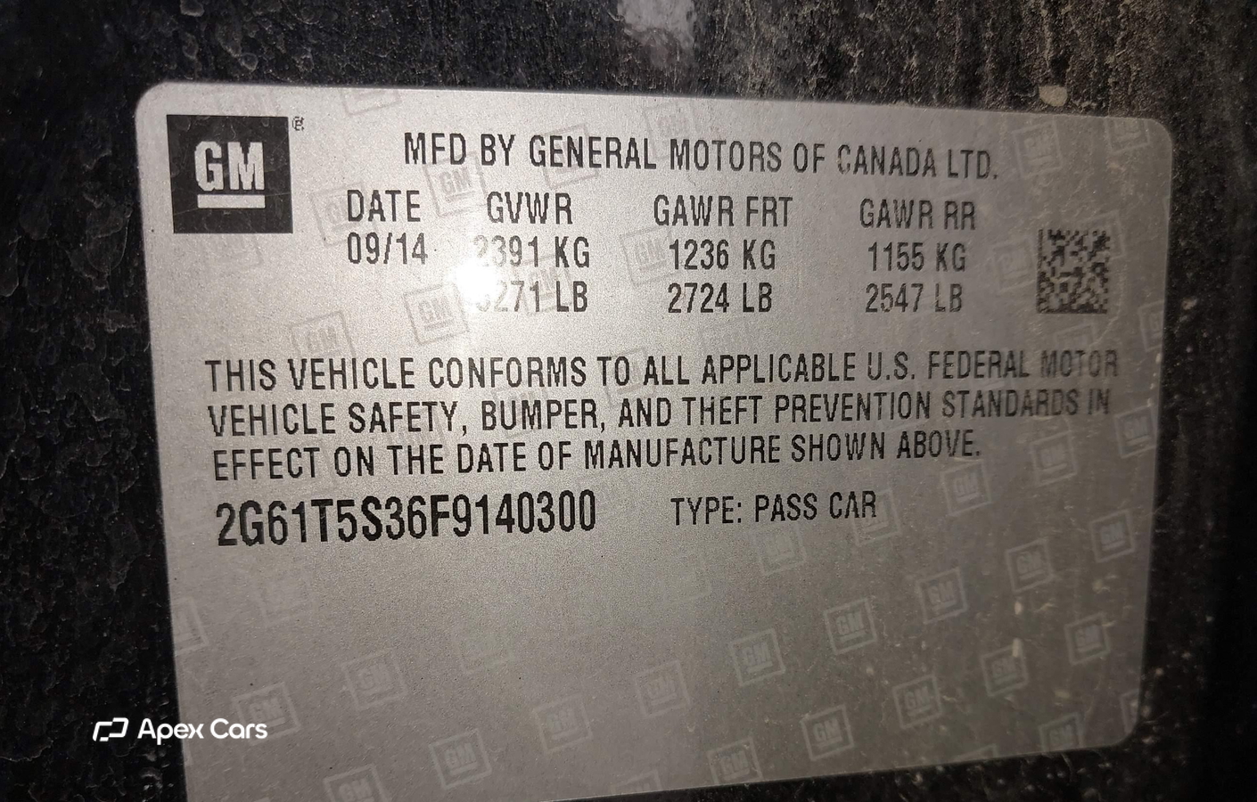 Cadillac XTS 2015