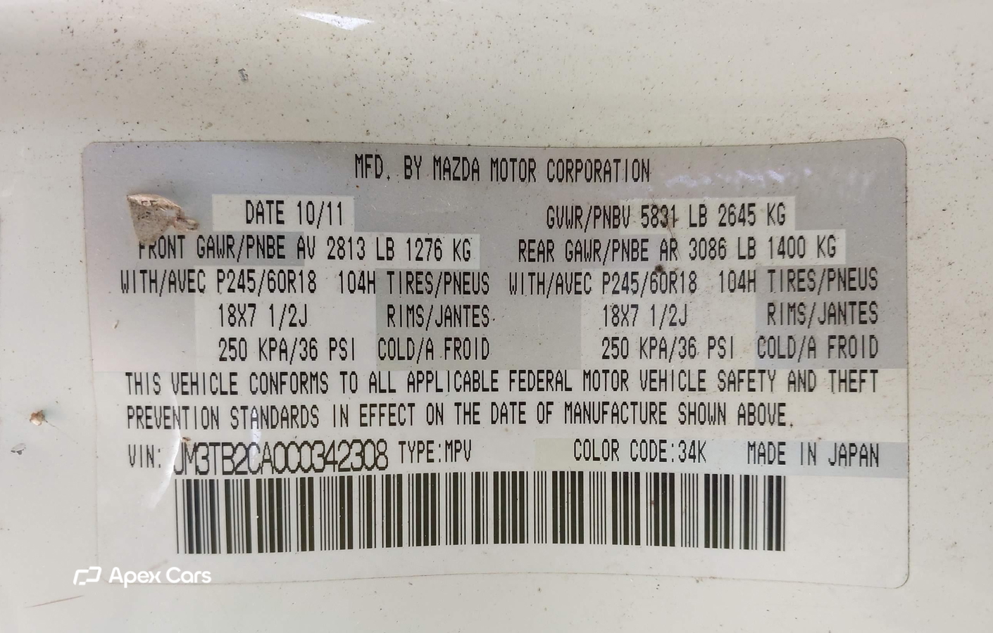 Mazda CX-9 2012