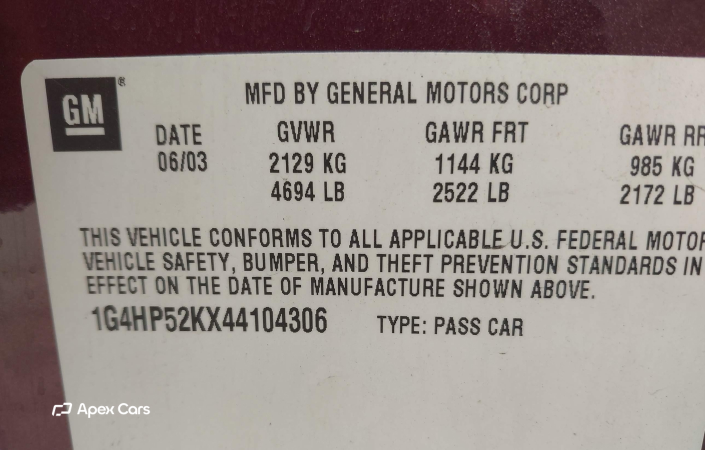 Buick LeSabre 2004