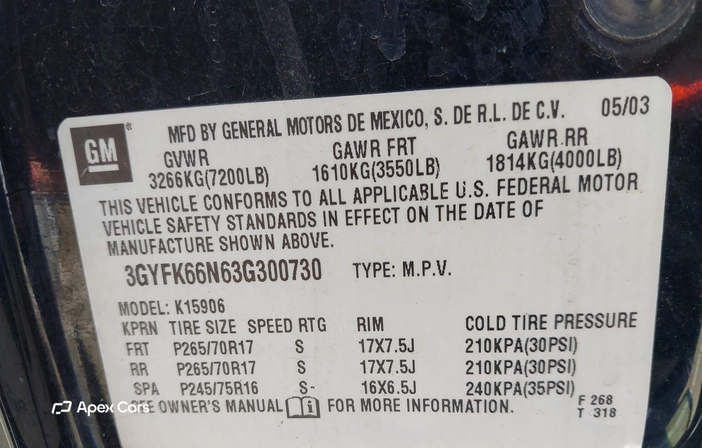 Cadillac Escalade 2003