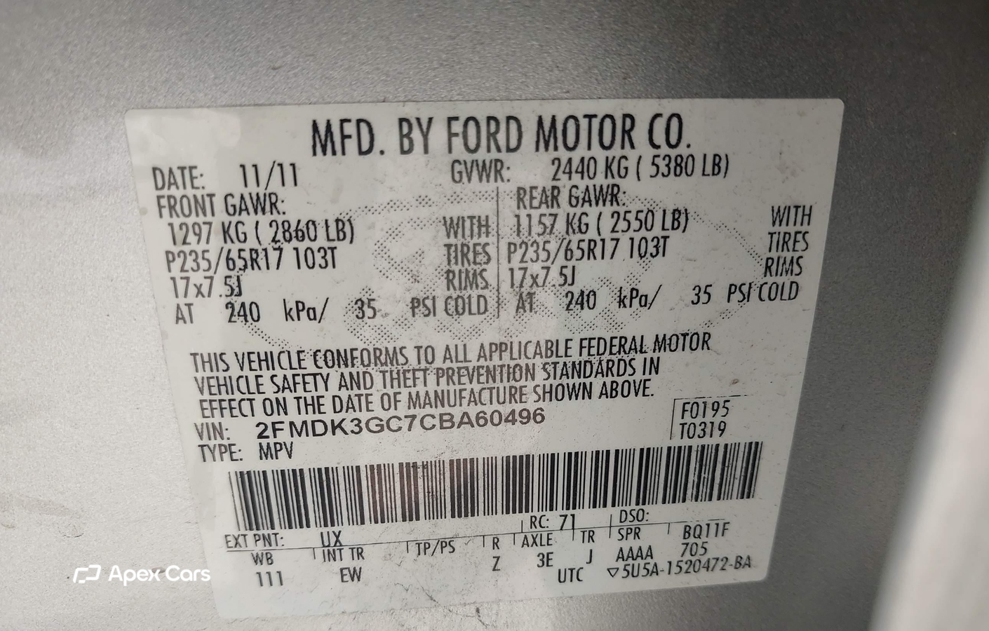 Ford Edge 2012