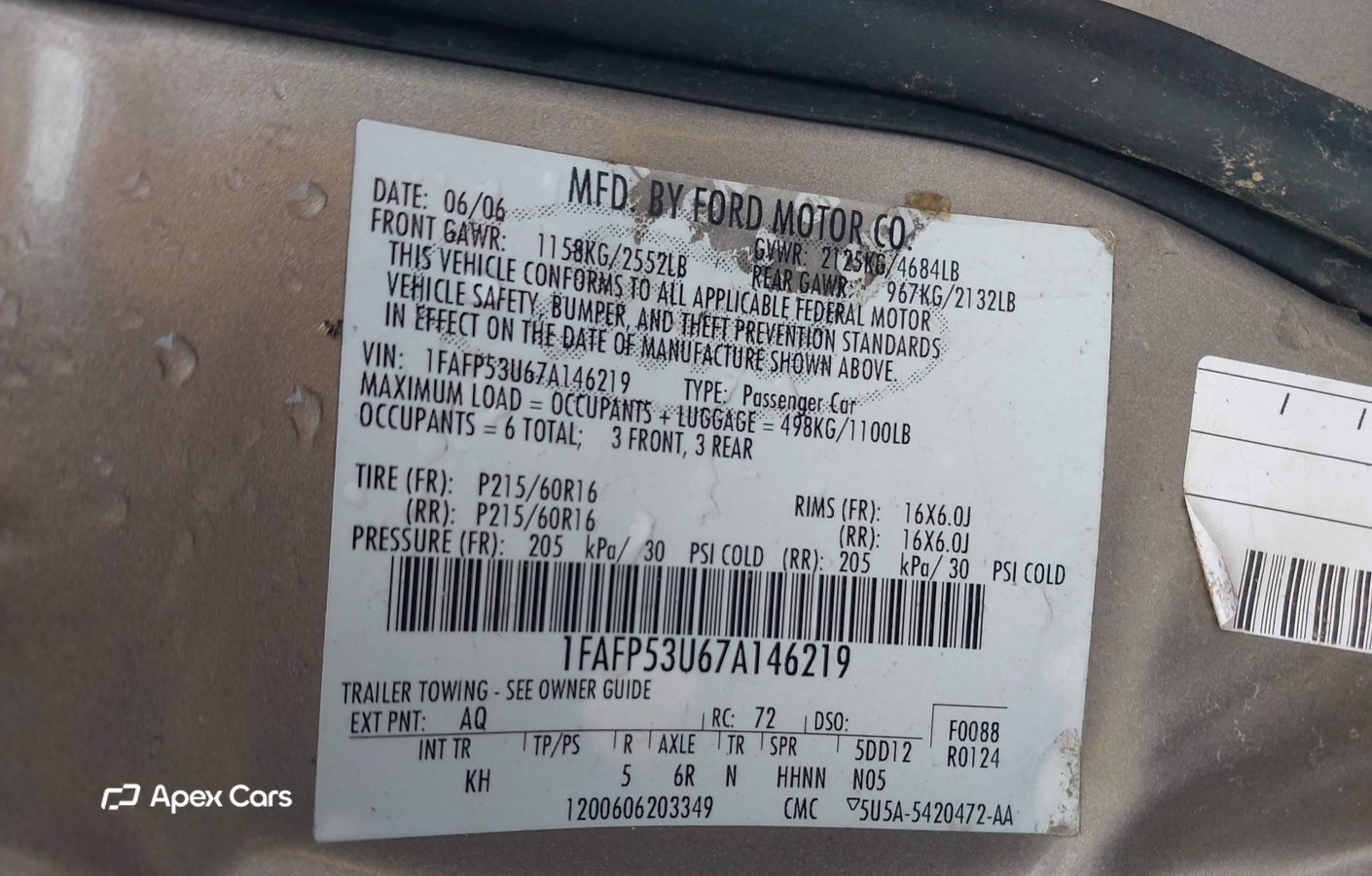 Ford Taurus 2007