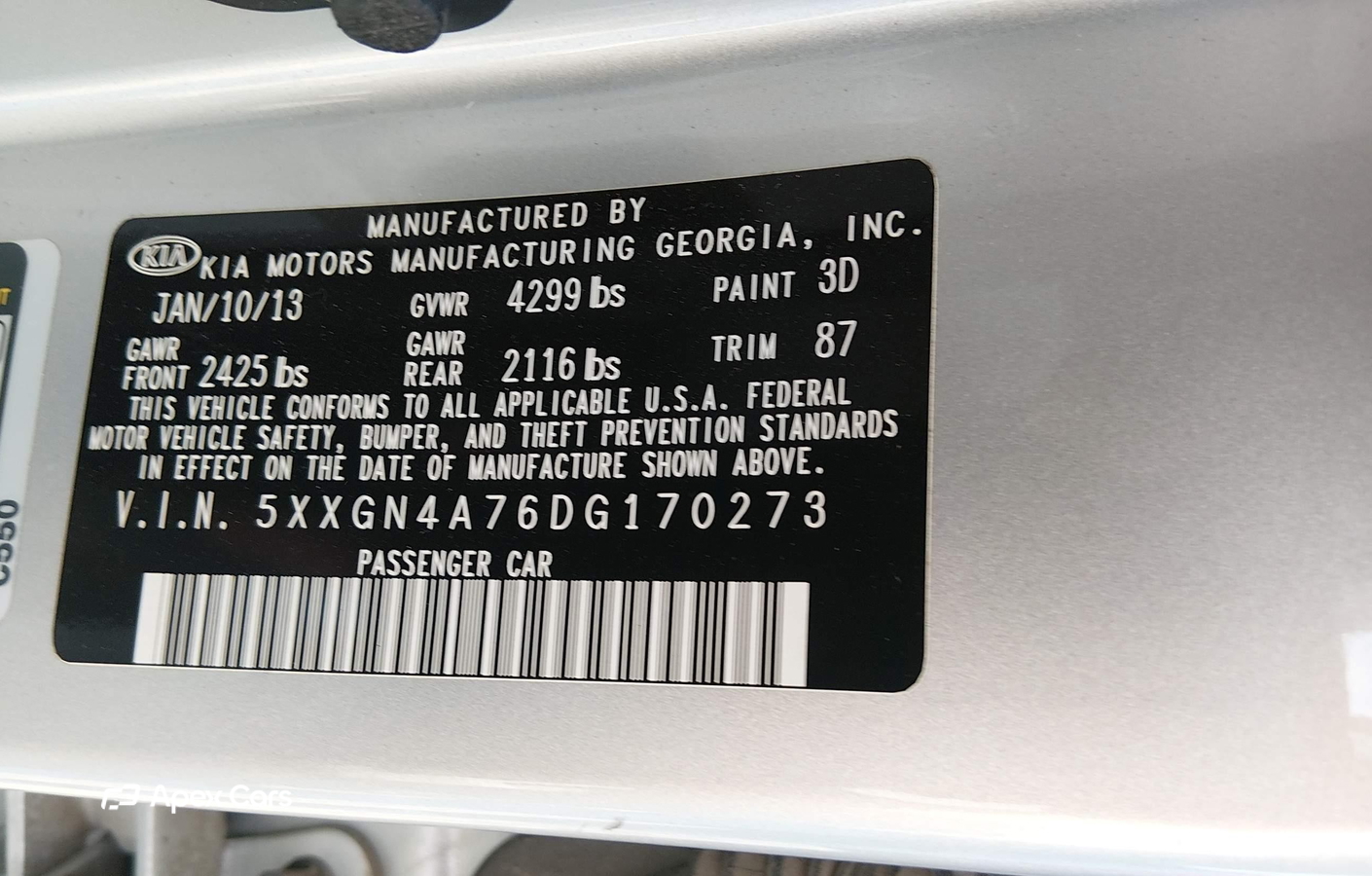 Kia Optima 2013
