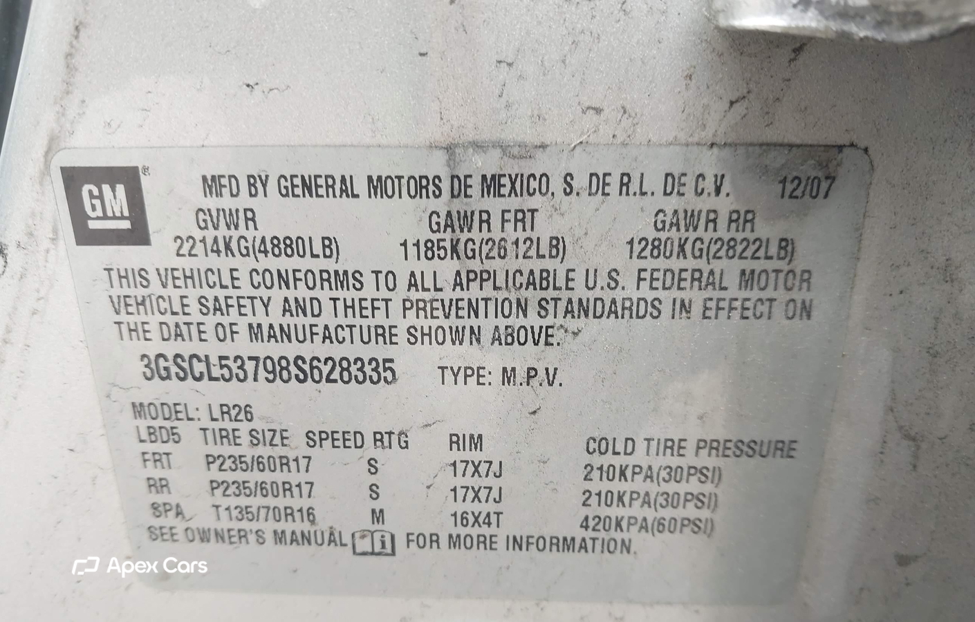 Saturn VUE 2008