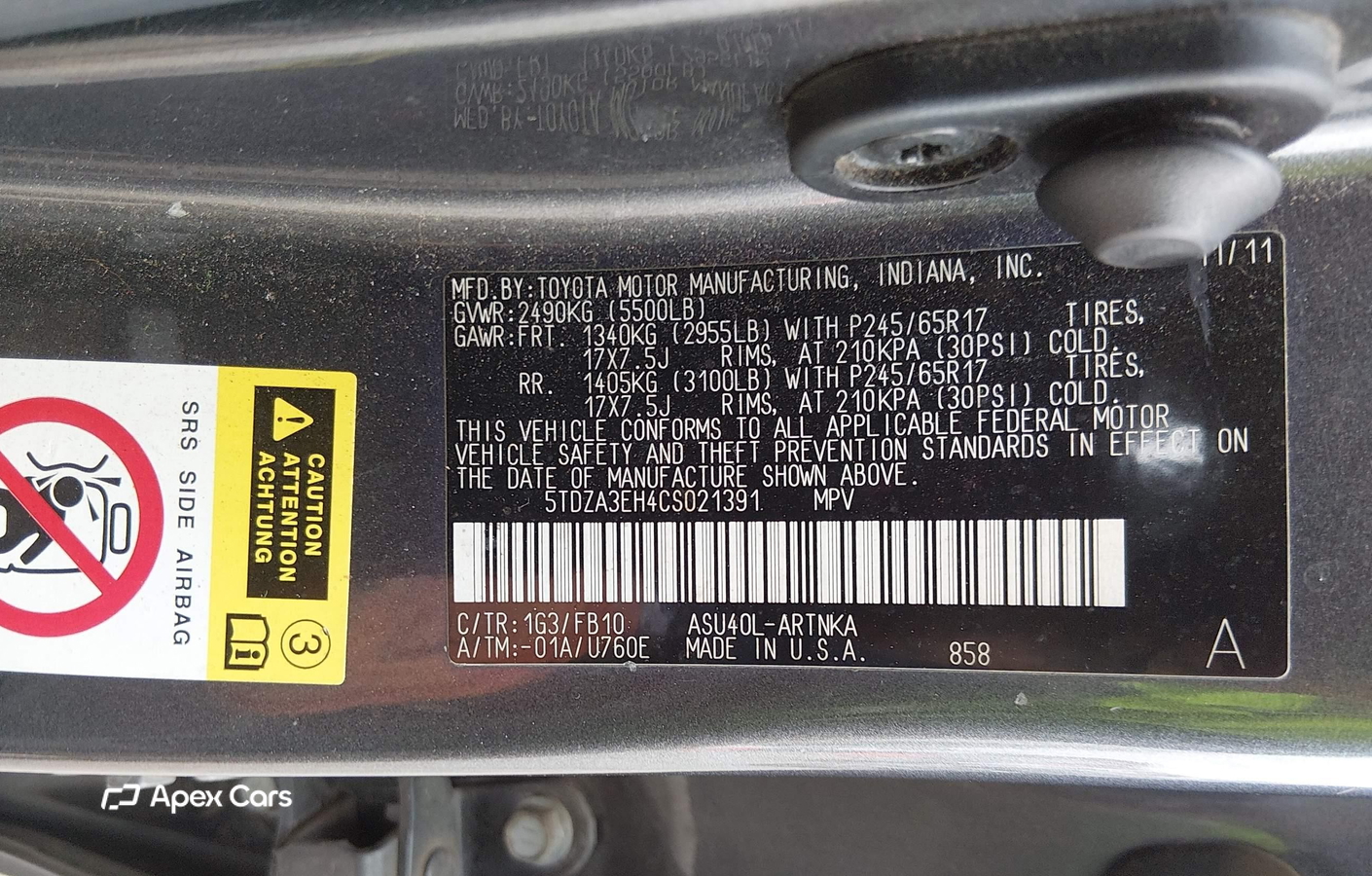 Toyota Highlander 2012