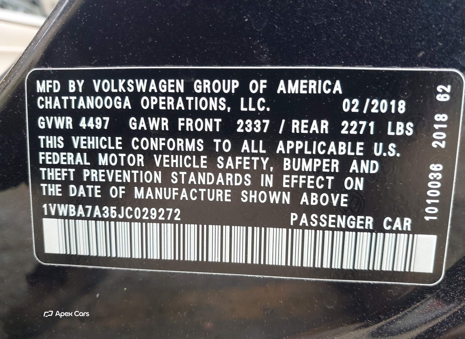 Volkswagen Passat 2018