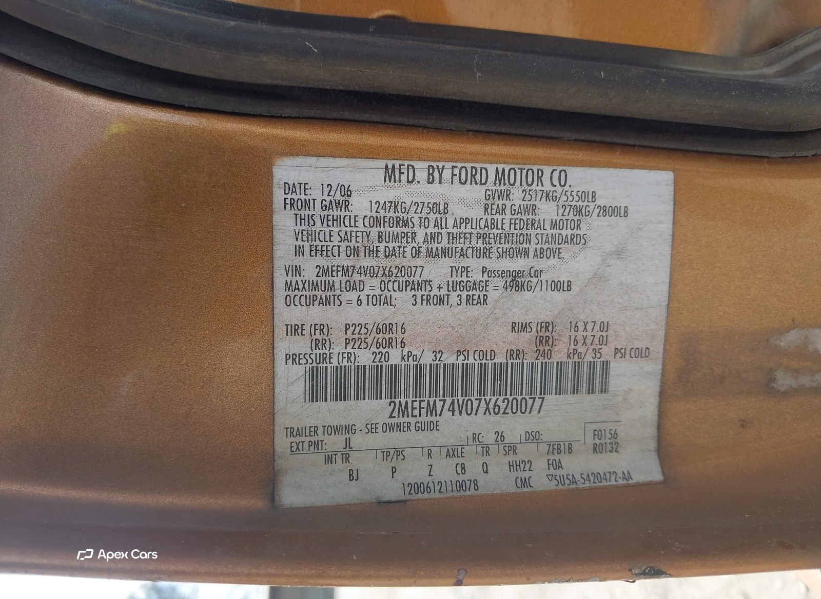 Mercury Grand Marquis 2007