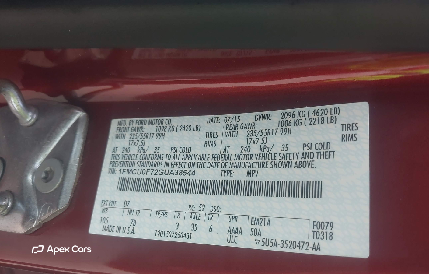 Ford Escape 2016