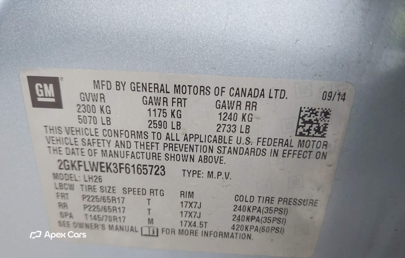 GMC Terrain 2015