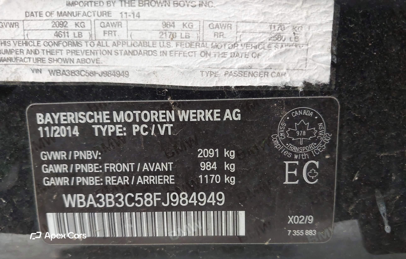 BMW Series 3 2015