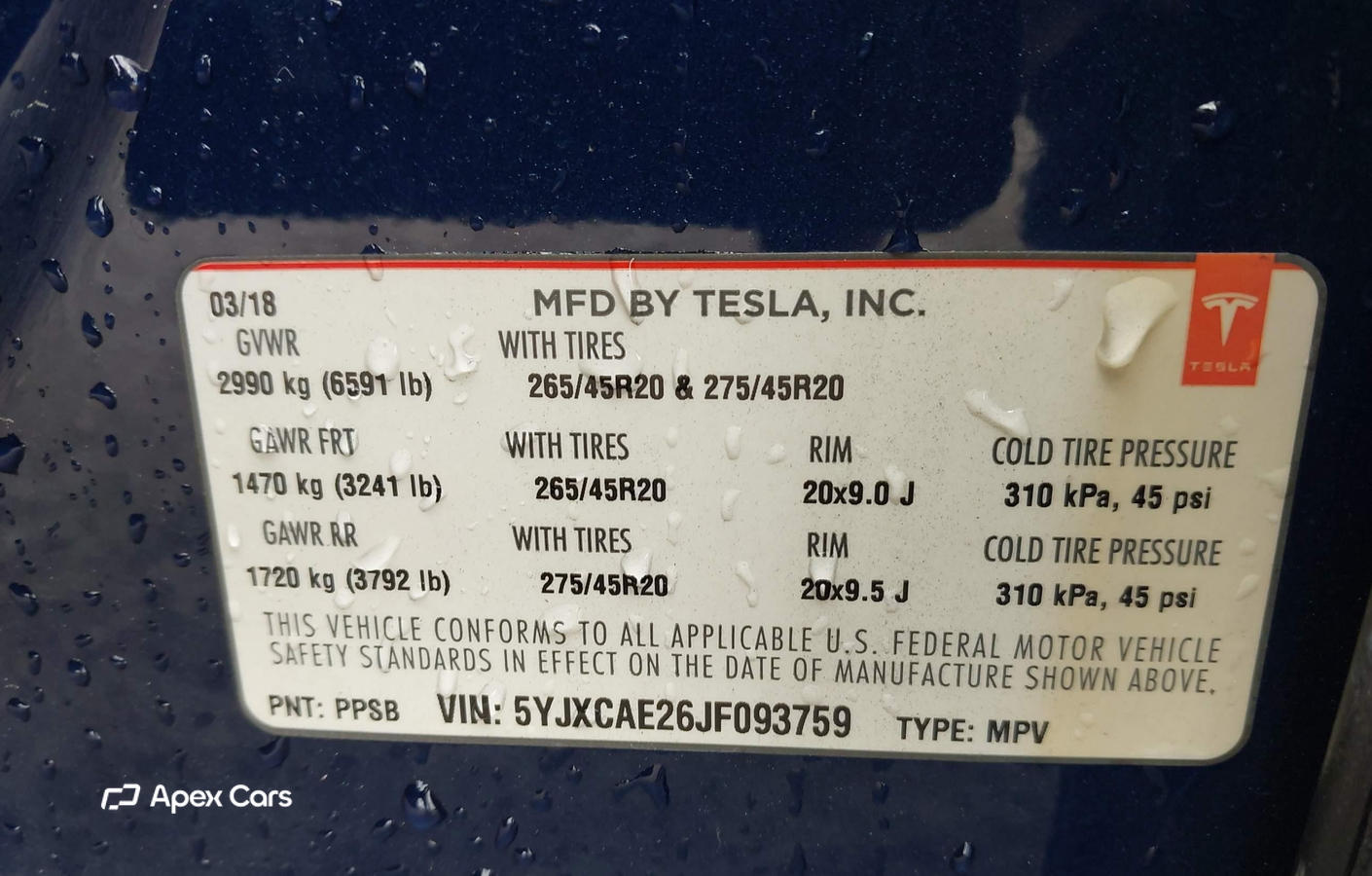 Tesla Model X 2018