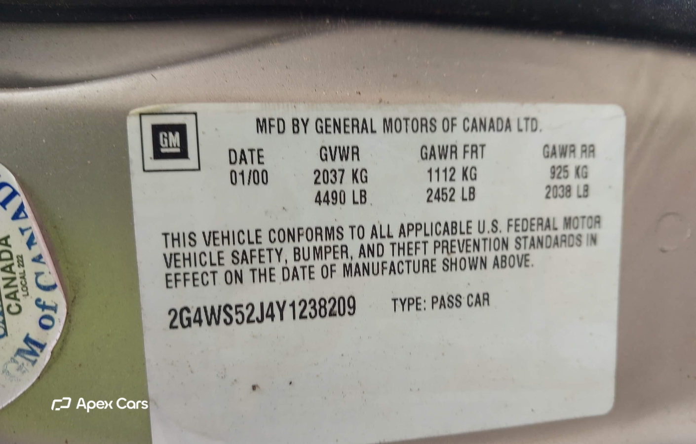 Buick Century 2000