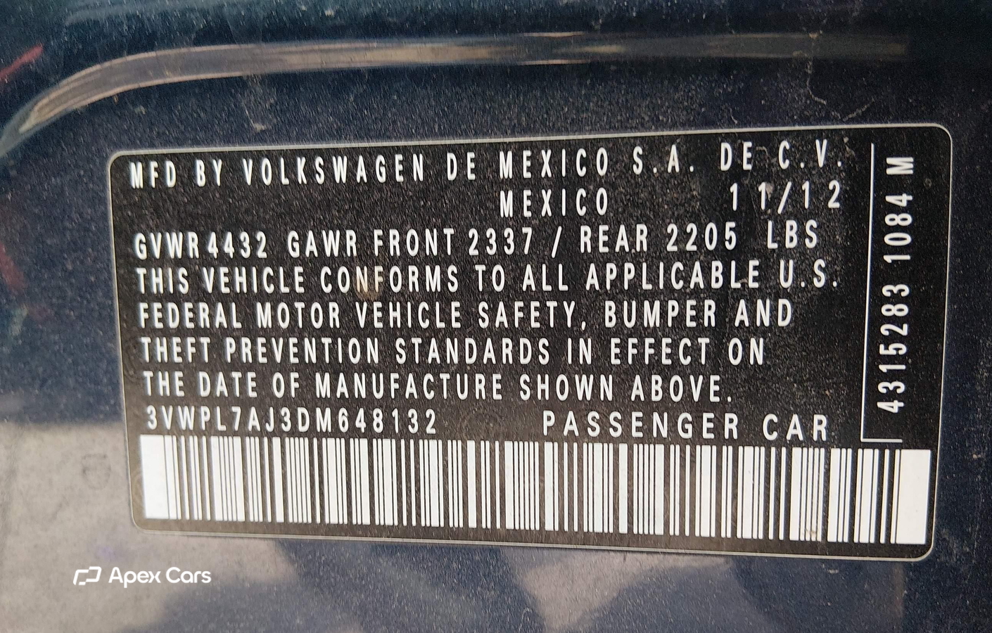 Volkswagen Jetta 2013