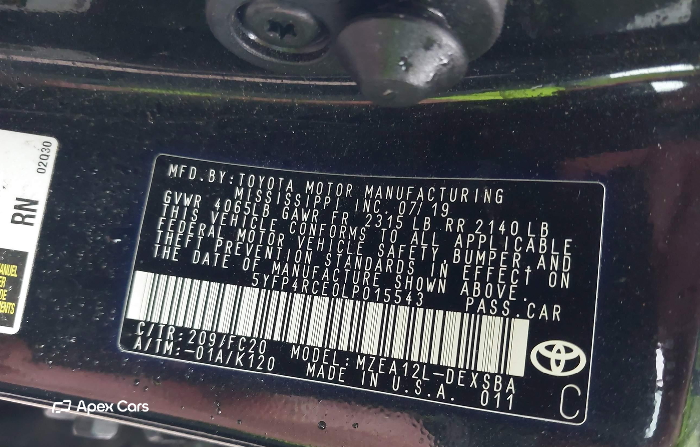 Toyota Corolla 2020