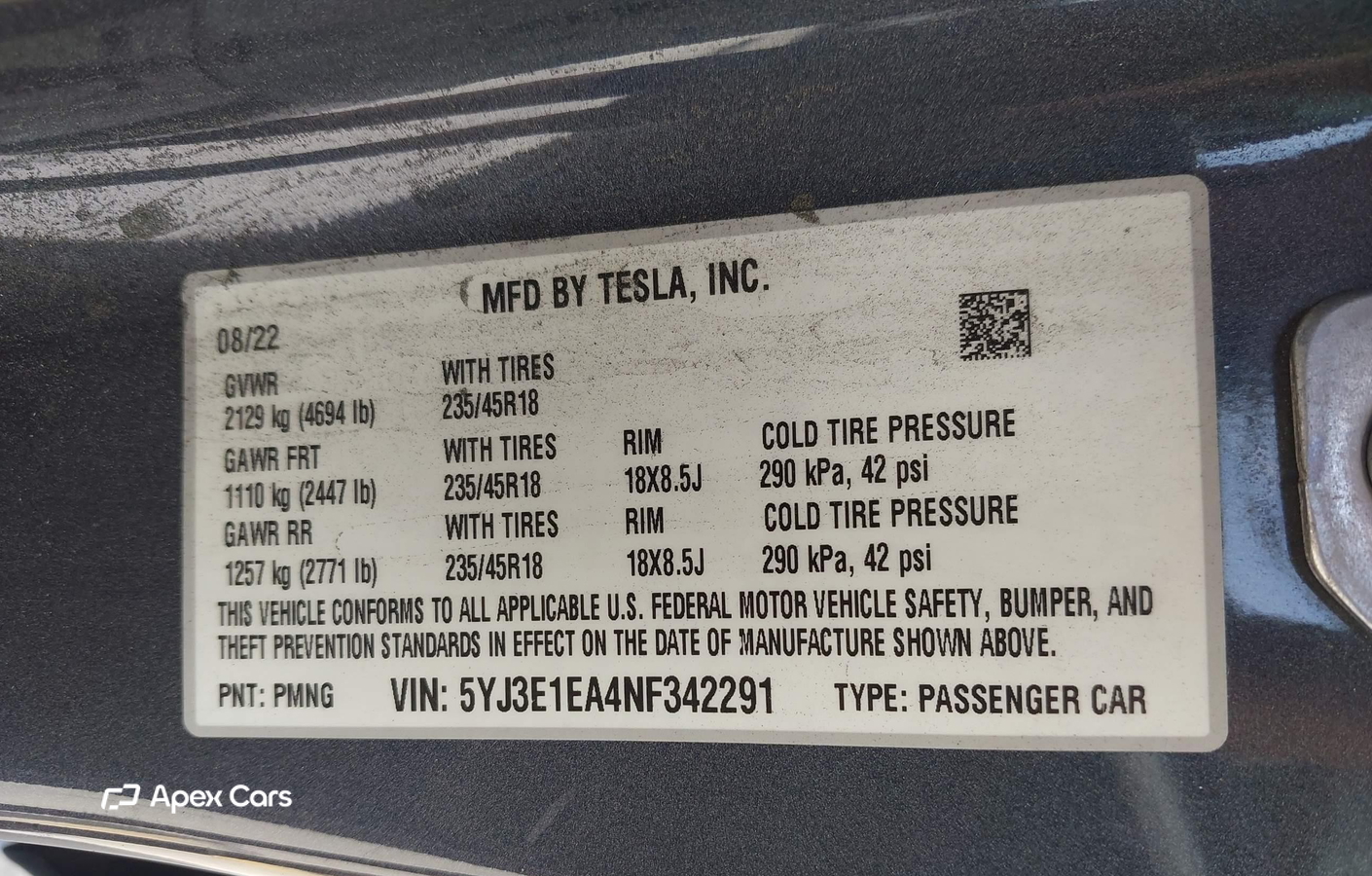 Tesla Model 3 2022