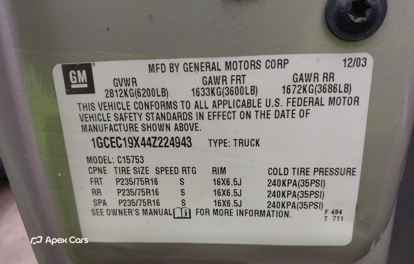 Chevrolet Silverado 2004