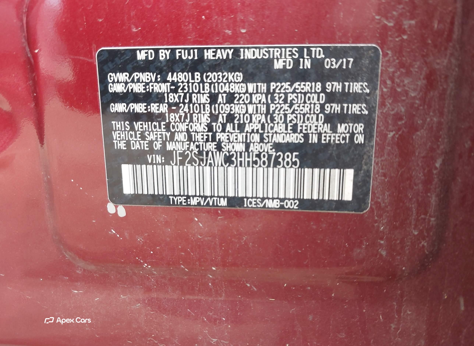 Subaru Forester 2017