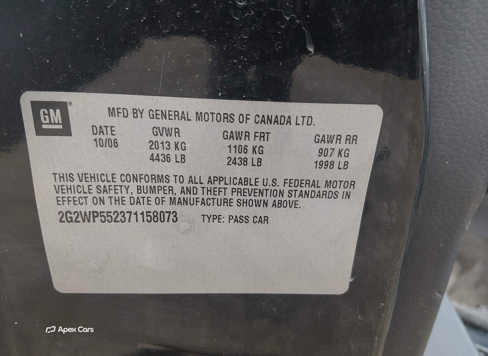 Pontiac Grand Prix 2007