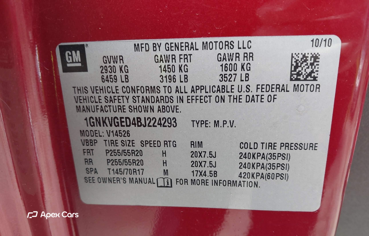 Chevrolet Traverse 2011