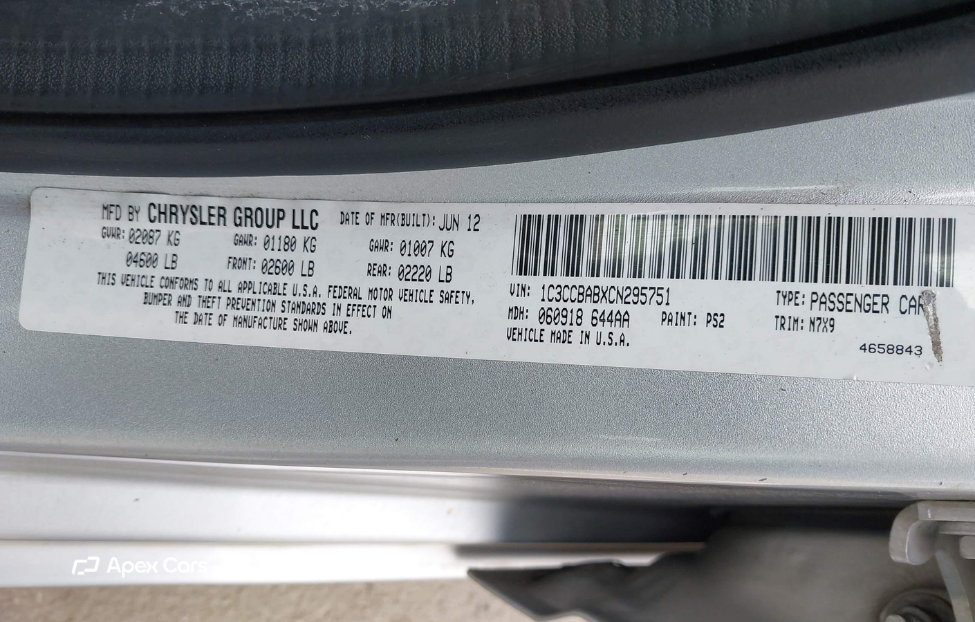 Chrysler 200 2012