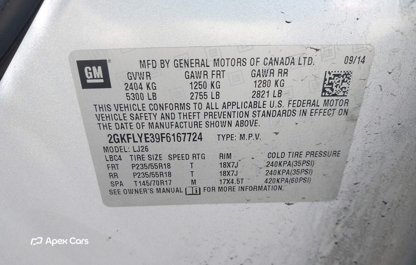 GMC Terrain 2015