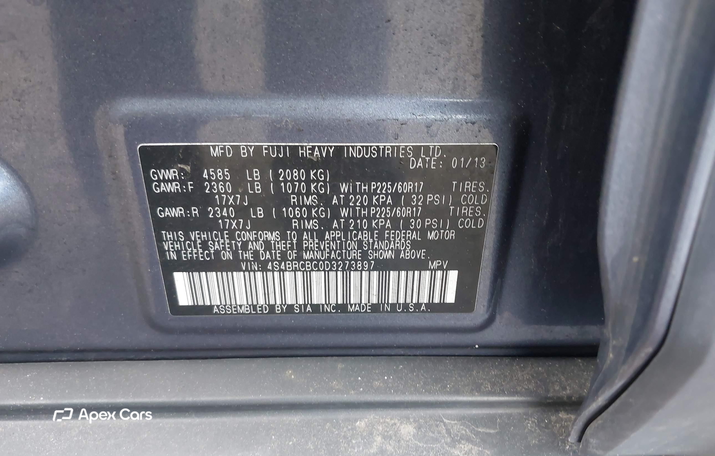 Subaru Outback 2013