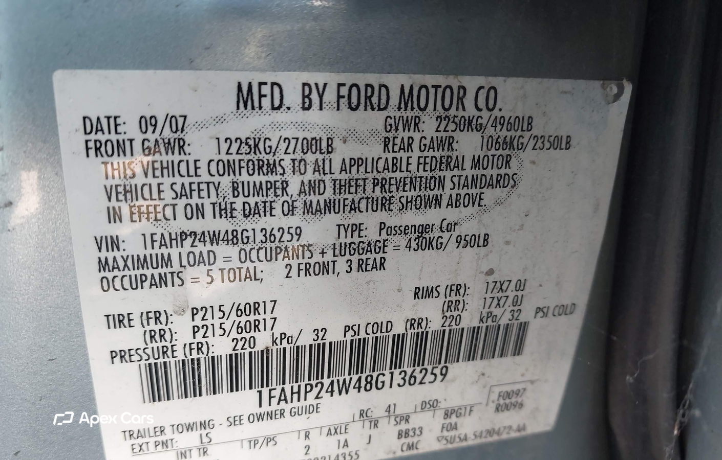 Ford Taurus 2008
