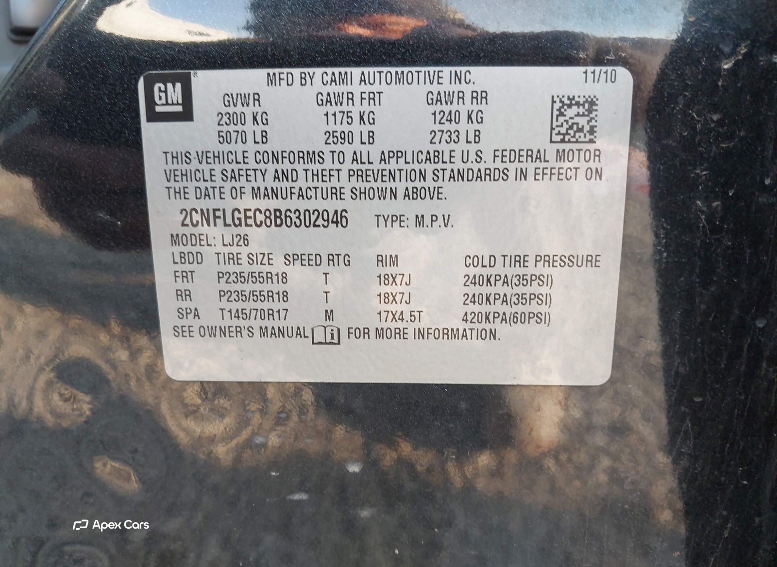 Chevrolet Equinox 2011