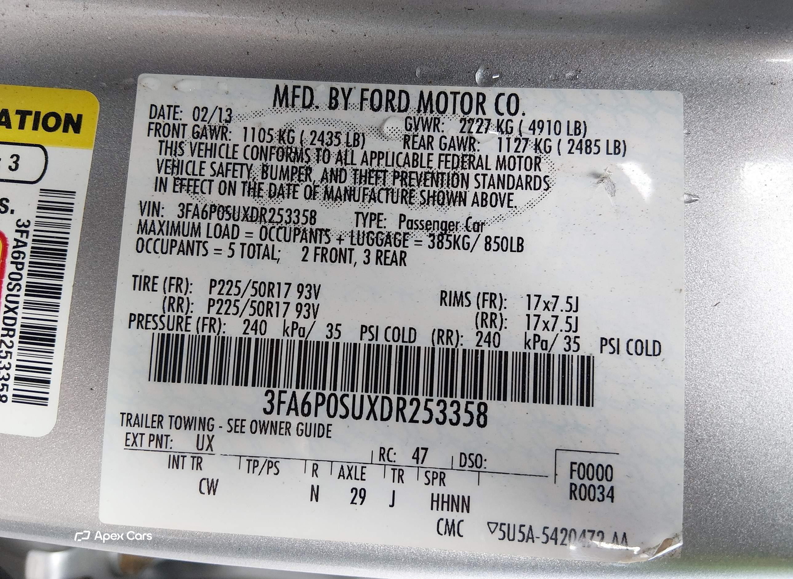 Ford Fusion 2013