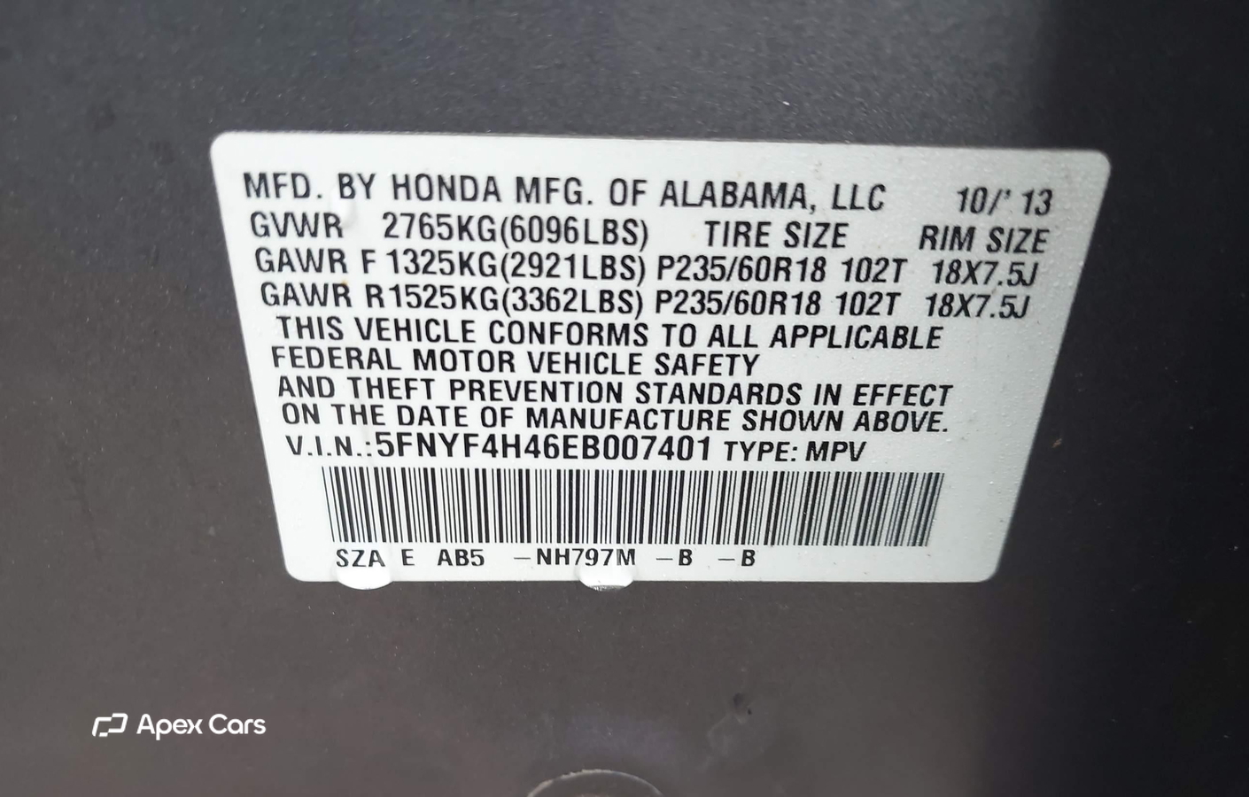 Honda Pilot 2014