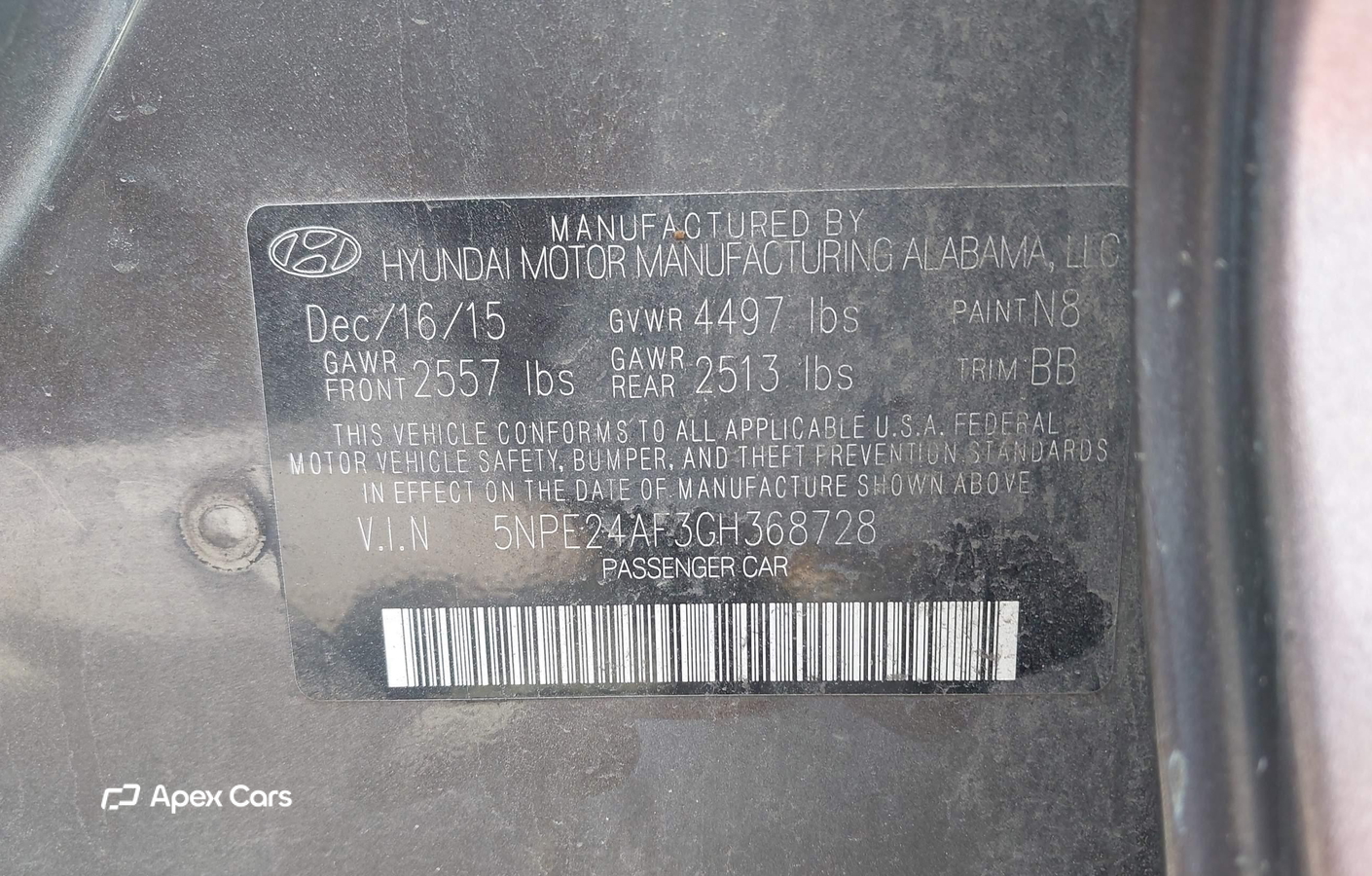 Hyundai Sonata 2016