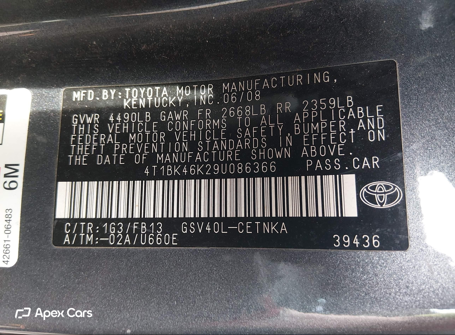 Toyota Camry 2009