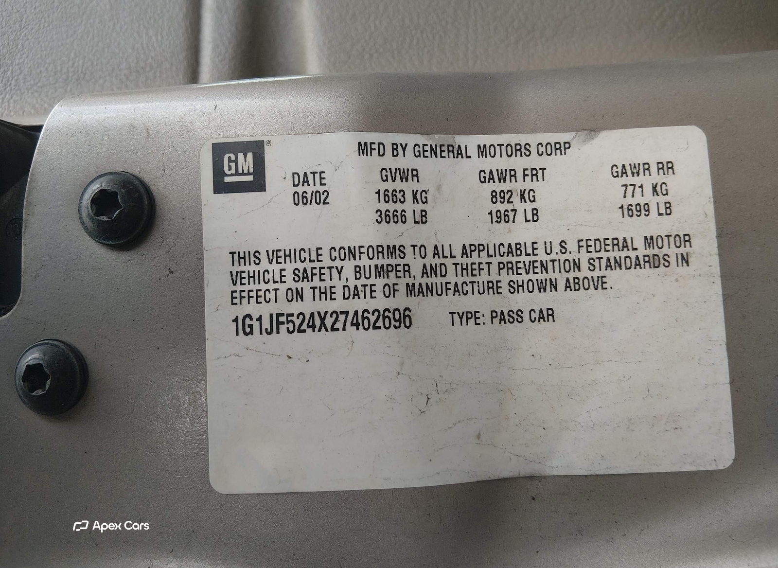 Chevrolet Cavalier 2002