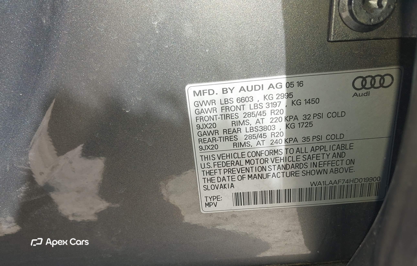 Audi Q7 2017
