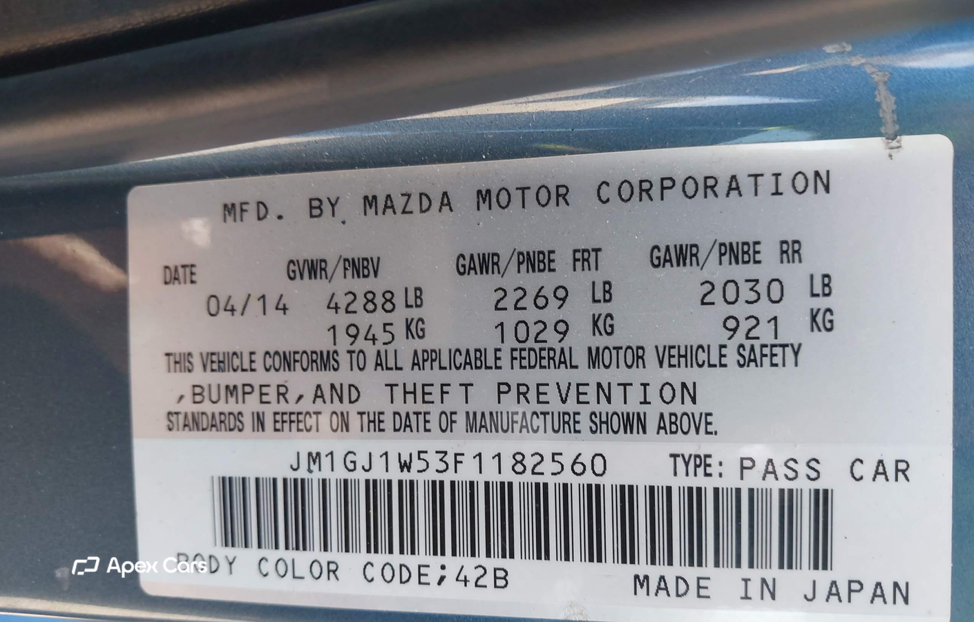 Mazda 6 2015