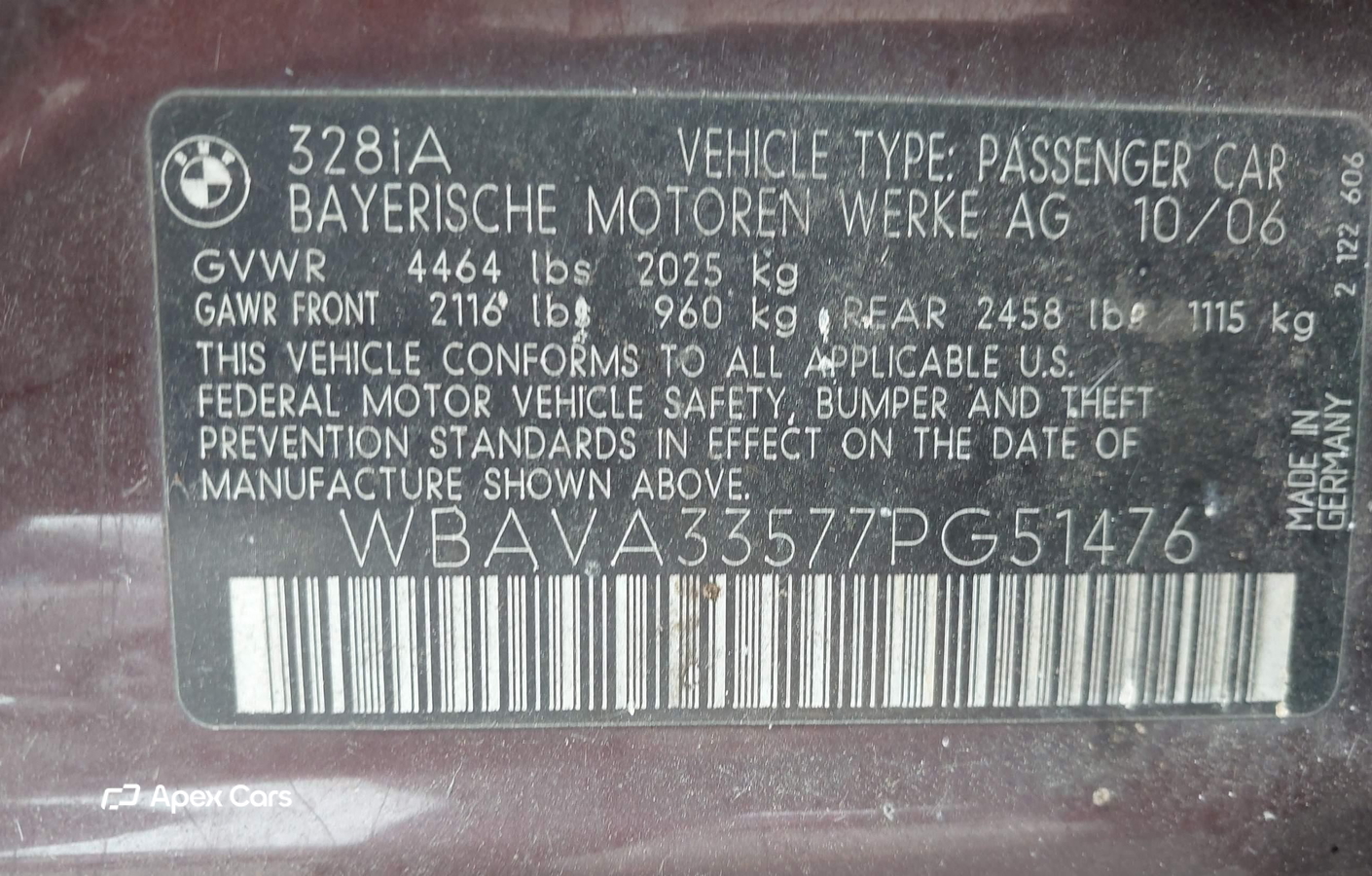 BMW Series 3 2007
