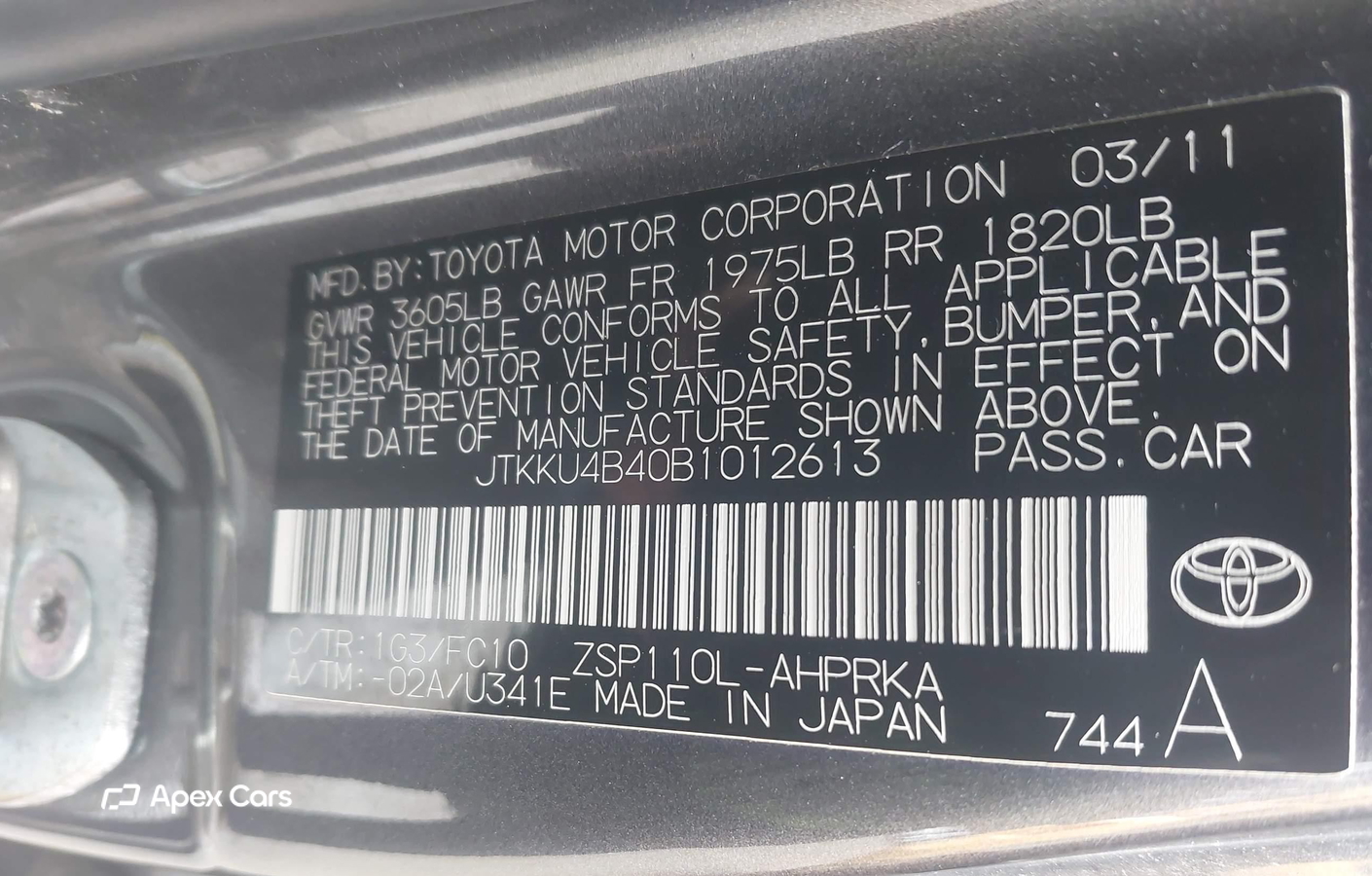 Scion xD 2011