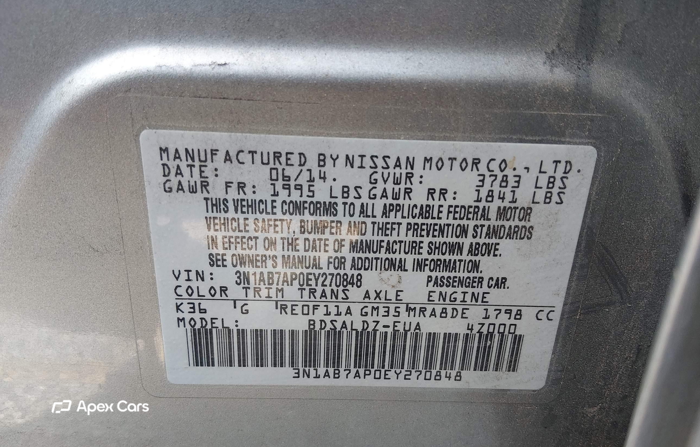 Nissan Sentra 2014