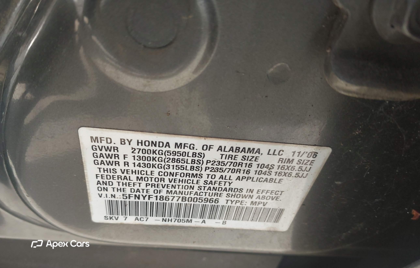 Honda Pilot 2007