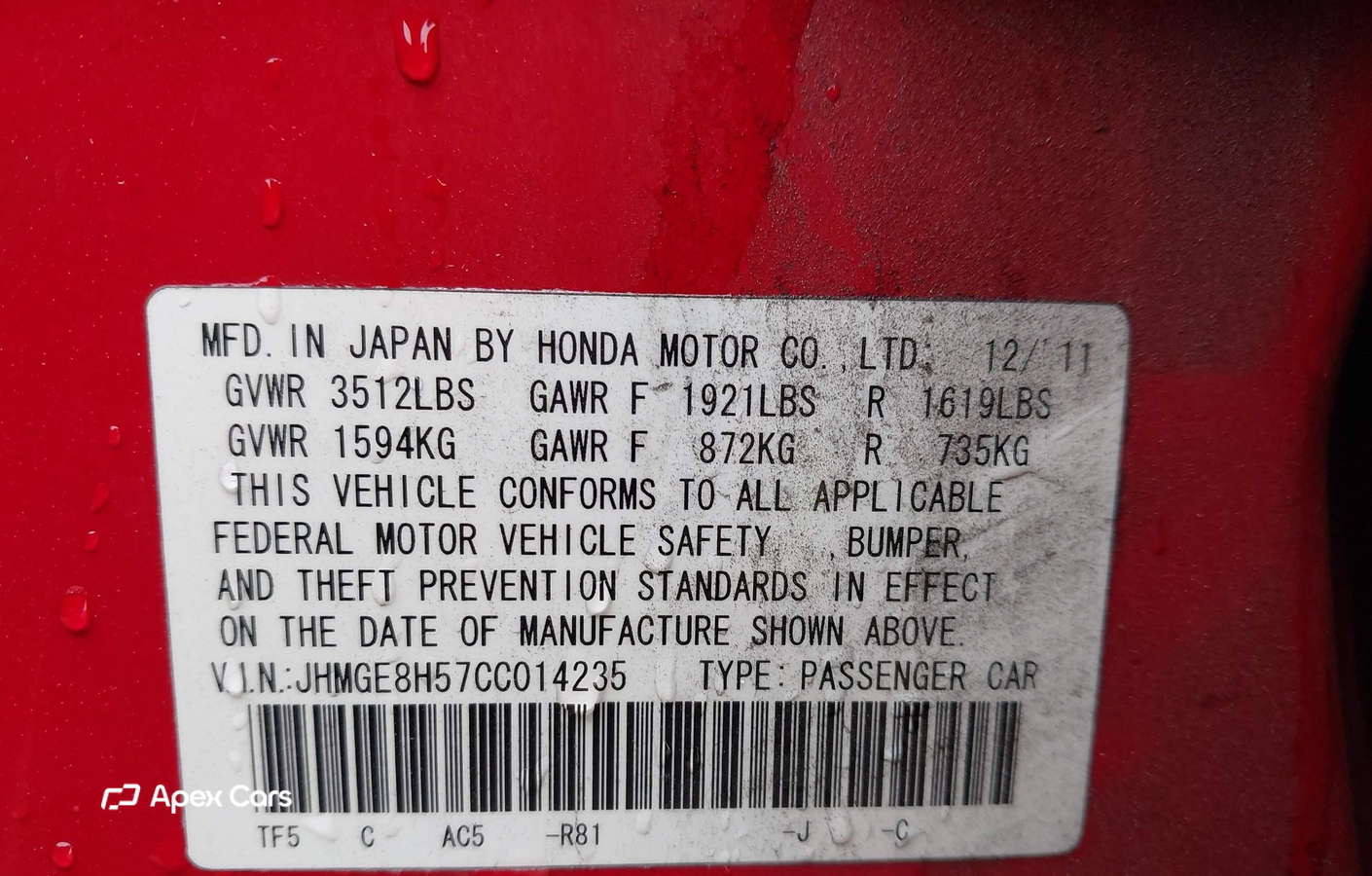 Honda Fit 2012