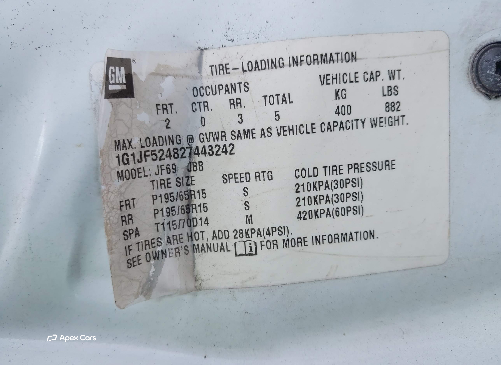 Chevrolet Cavalier 2002