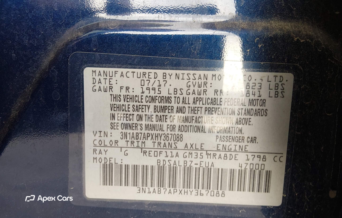 Nissan Sentra 2017