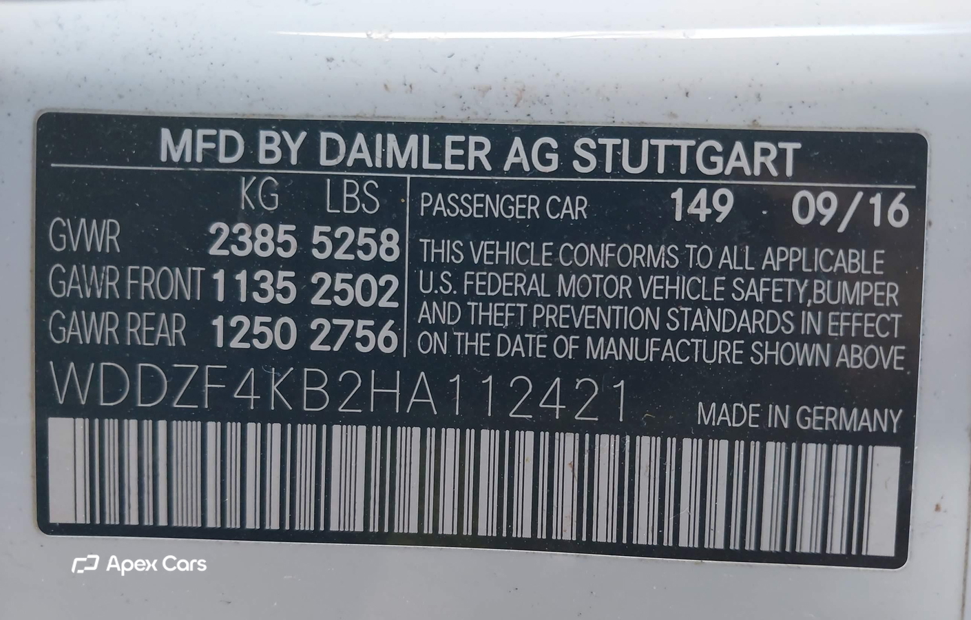 Mercedes-Benz E-klasse 2017