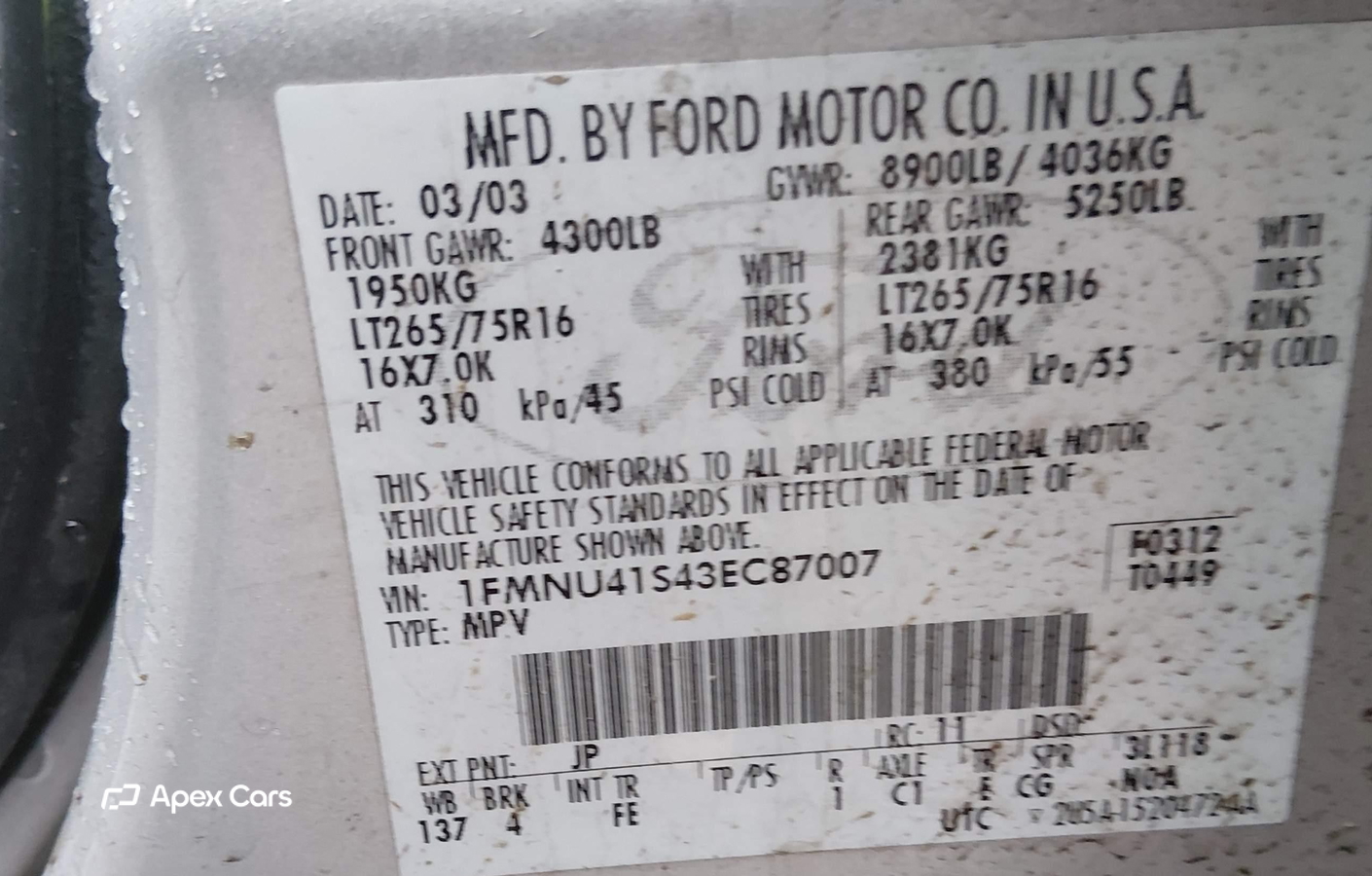 Ford Excursion 2003