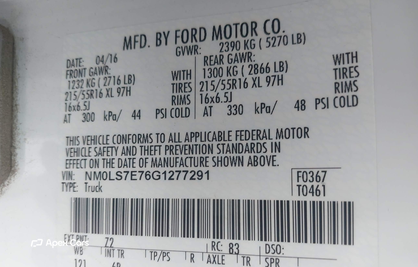 Ford Transit 2016