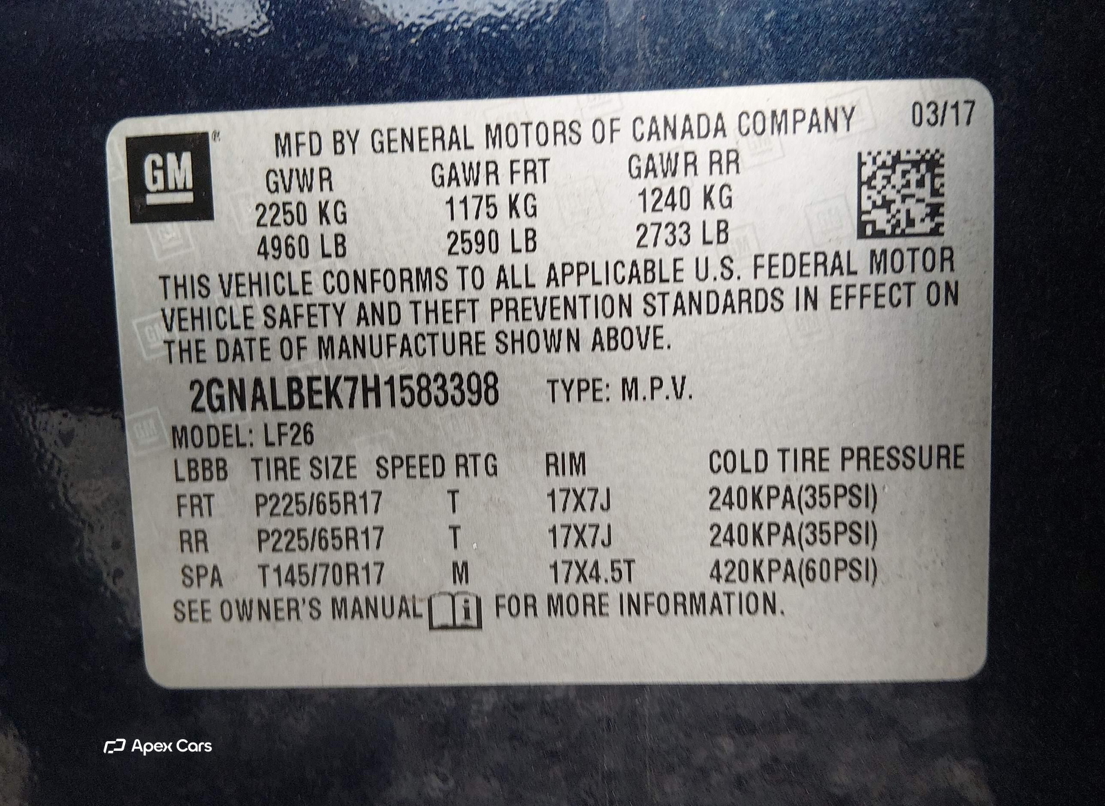 Chevrolet Equinox 2017