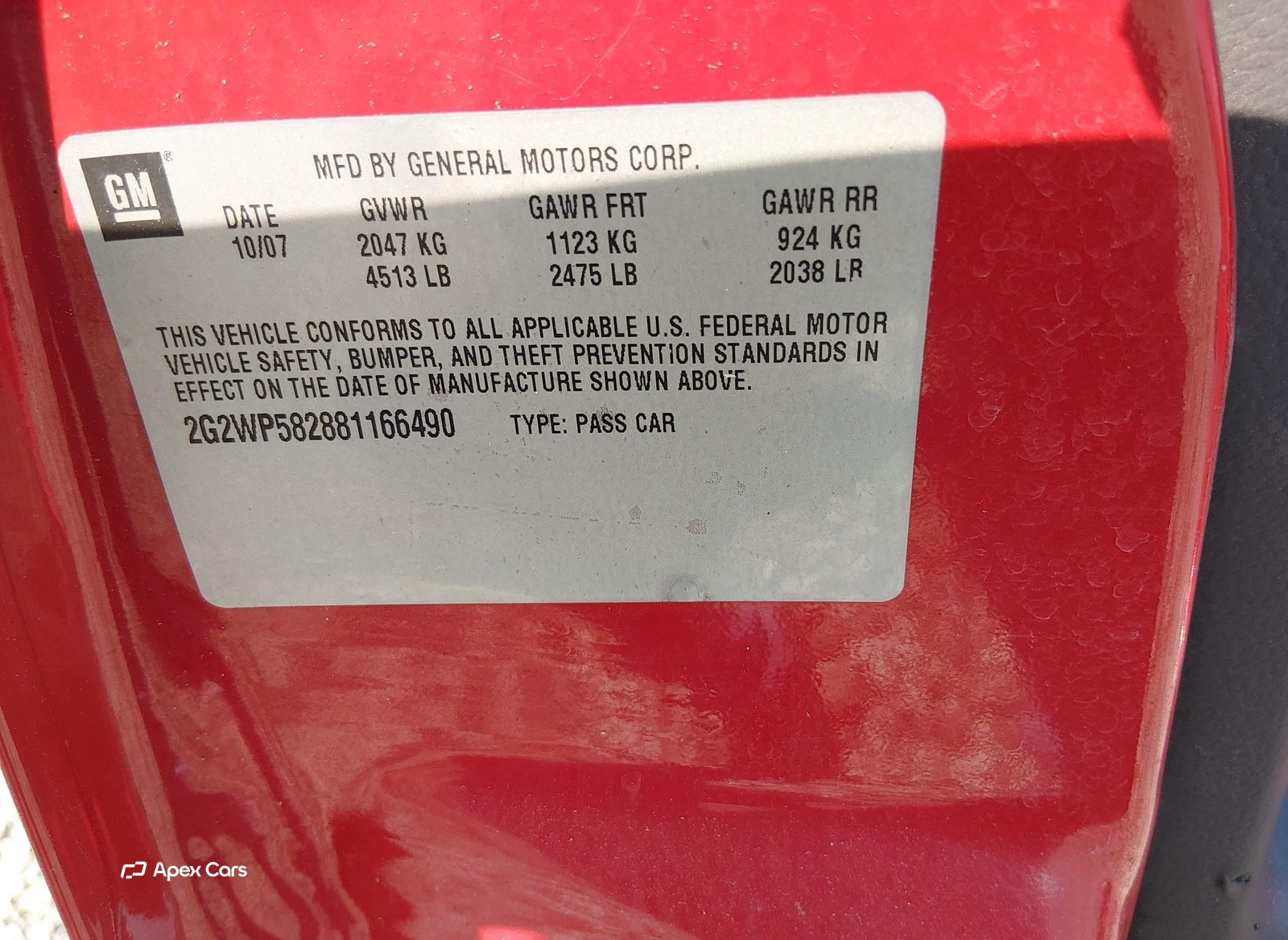 Pontiac Grand Prix 2008