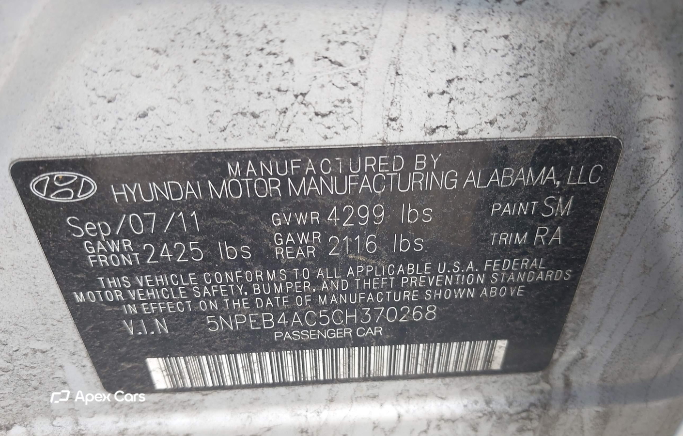 Hyundai Sonata 2012