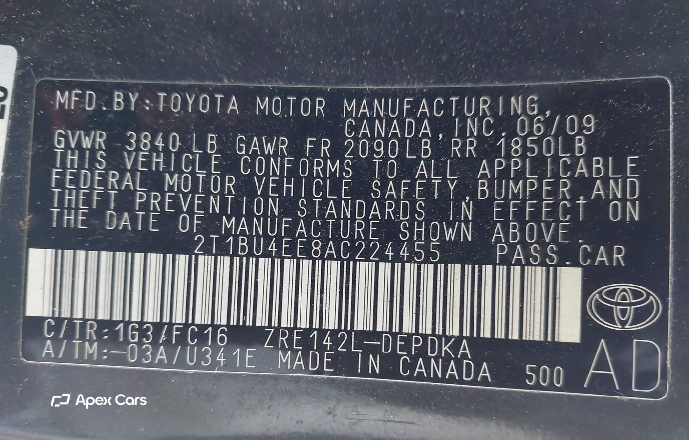 Toyota Corolla 2010
