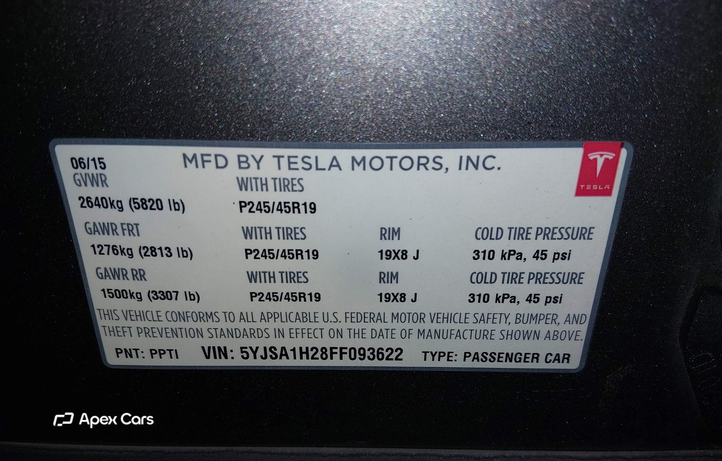 Tesla Model S 2015